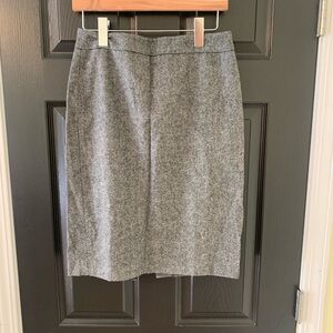 LOFT Gray Pencil Skirt